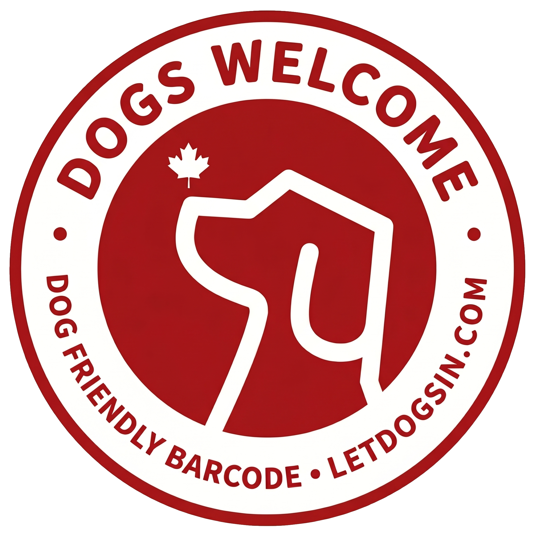 Let Dogs In campaign sticker